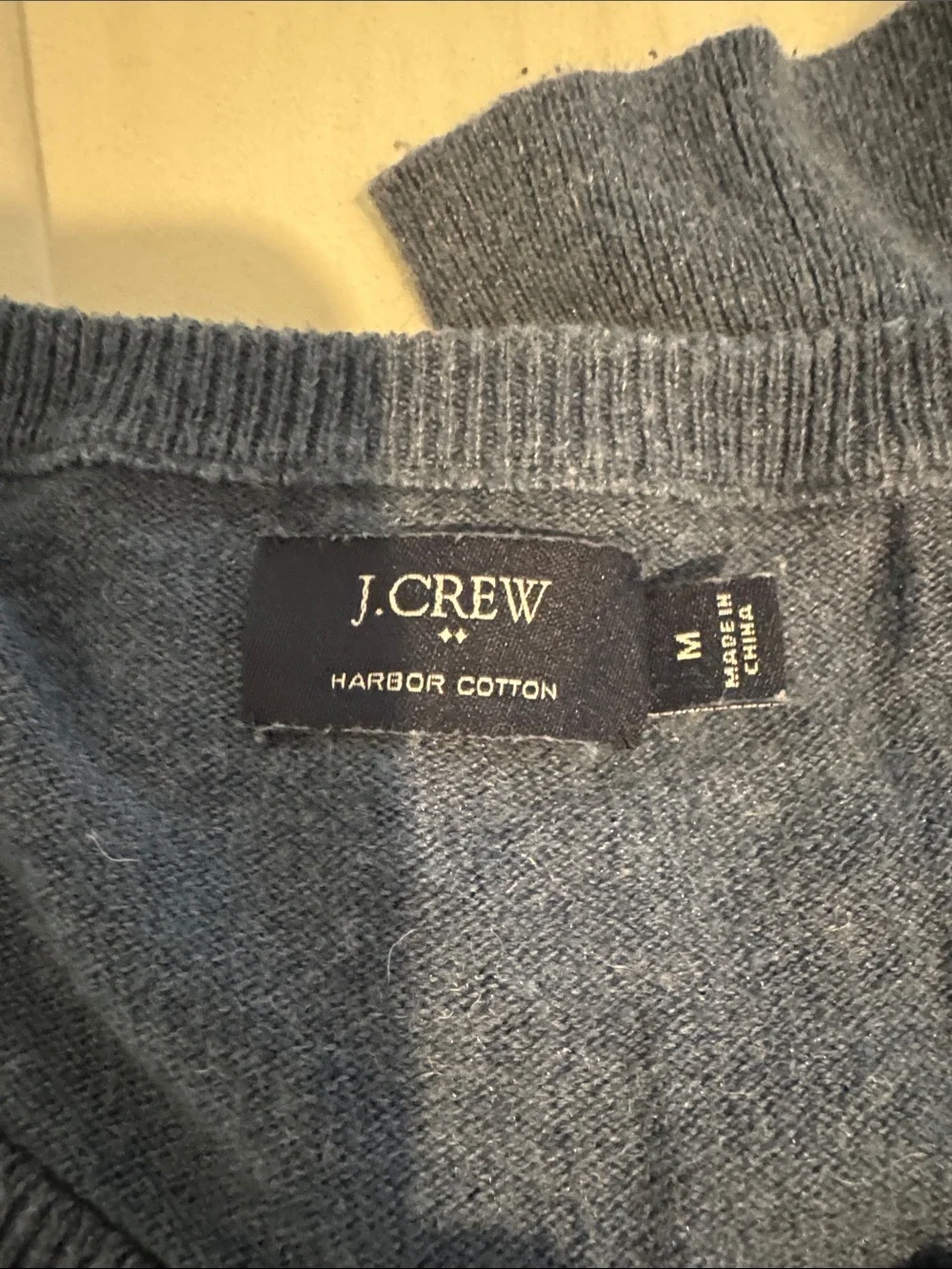 J. Crew Men’s Slate Blue Crewneck Sweater